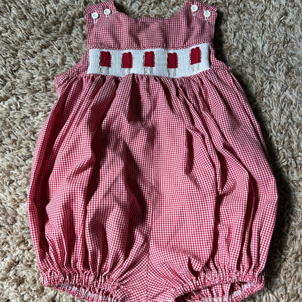 Handmade baby romper